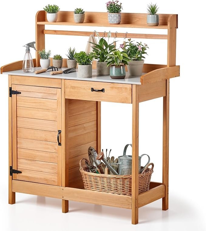 Multi-Function Garden Potting Bench