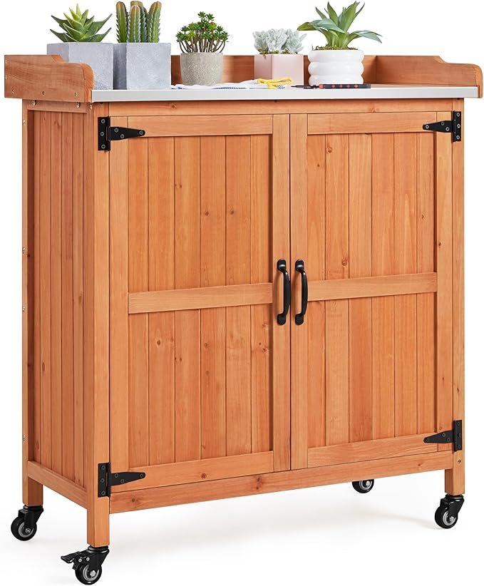 Garden Storage Potting Bench