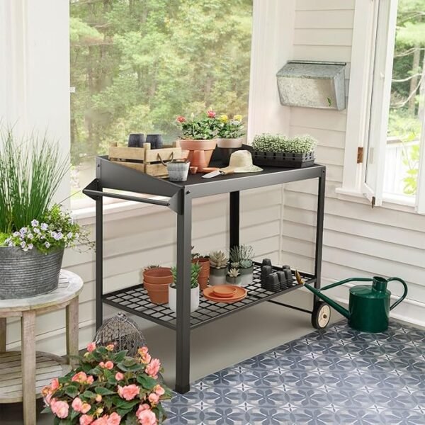 Mobile Metal Potting Workstation