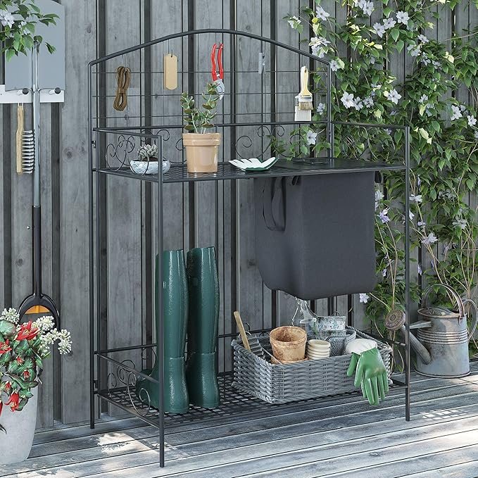 Folding Garden Workstation with Storage Bag